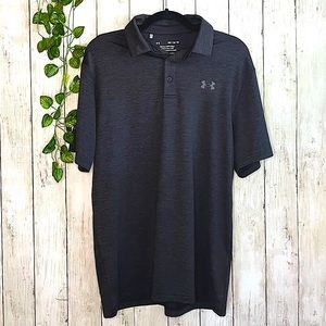 Men’s Under Armour Patron Exclusive UA Playoff Polo 2.0 Charcoal Gray Size MD